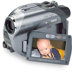 Sony DCR-DVD305 DVD Camcorder, 12x Optical/800x Digital Zoom, Mega Pixel CCD, Color Viewfinder, 2.7