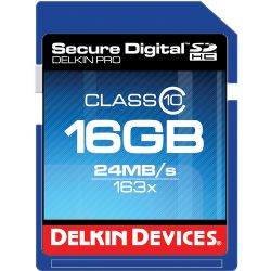 16GB eFilm PRO SDHC Memory Card by Delkin Devices