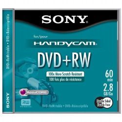 Sony DPW-60D 8cm Double Sided Rewritable DVD+RW for Camcorders
