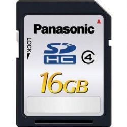 Panasonic 16GB SDHC Memory Card with SD Speed Class 4 Performance