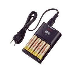 Olympus B-90SU AA NiMH (2300mAh) Batteries (4-Pack) with 4-Hour Charger (100/240v)