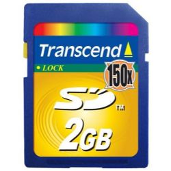 2GB Transcend Digital SD Memory Card High Speed 150X