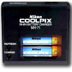 Nikon MH-71 Battery Quick Charger Kit for Coolpix Digital Camera