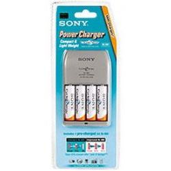 Sony BCG-34HLD4K Power Charger & Battery Set (Includes 2000 Mah 4 Pack)