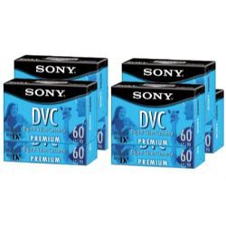 Sony 8DVM60PRR 8 Pack Premium-Grade 60 Minute MiniDV Videocassette