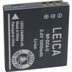 Leica BP-DC6 Rechargeable Lithium-Ion Battery (3.6 V, 1000 mAh) for Leica C-LUX 2 Digital Camera