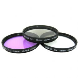 43mm Multi-Coated 3 Piece Filter Kit by Zeikos