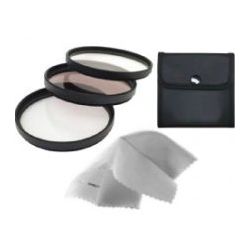 Canon EOS 20D High Grade Multi-Coated, Multi-Threaded, 3 Piece Lens Filter Kit (67mm) Made By Optics