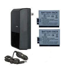 Canon EOS Rebel T2i High Capacity 'Intelligent' Batteries 2 Units AC/DC Travel Charger