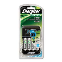 Energizer Recharge Smart Charger with 4 AA NiMH Batteries