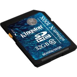 Kingston 32GB SDHC Gen 2 Ultimate X Memory Card (Class 10)