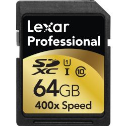 Lexar Professional 400x 64 GB SDXC UHS-I Card