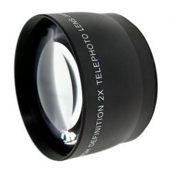 New 2.0x High Definition Telephoto Conversion Lens (58mm) For Sony DSR-PD170