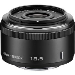Nikon 1 Nikkor 18.5mm f/1.8 Lens for CX Format (Black)