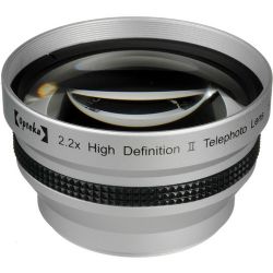 Opteka 2.2x High Definition II Telephoto Lens for Video Cameras (55mm)