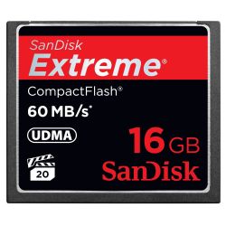 SanDisk Extreme CompactFlash 16 GB Memory Card 60MB/s