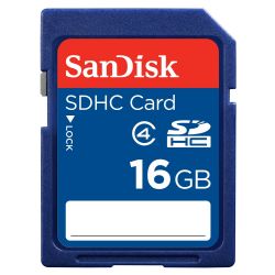 SanDisk Flash 16 GB SDHC Flash Memory Card