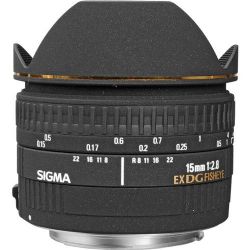 Sigma Fisheye 15mm f/2.8 EX DG Diagonal Fisheye Autofocus Lens for Canon EOS