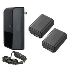 Sony Alpha NEX-5N High Capacity Intelligent Batteries (2 Units) + AC/DC Travel Charger