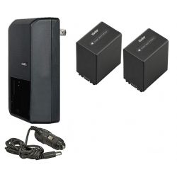 Sony Handycam HDR-HC3 High Capacity Intelligent Batteries (2 Units) + AC/DC Travel Charger