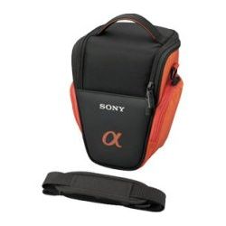 Sony LCS-AMA/D Premium Carrying Case - for Sony DSLR-A100 Digital SLR Camera (Cinnabar)