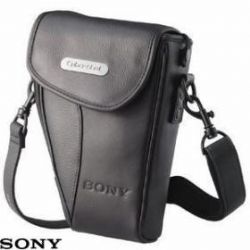 Sony LCS-FX Custom Fit Leather Cyber-shot Carrying Case - for Sony DSC-F707 or DSC-F717 Digital Cameras