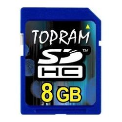 TOPRAM 8GB Secure Digital HC Card