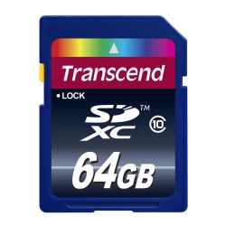 Transcend 64 GB SDXC Flash Memory Card