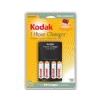 Kodak K6200-PC-C+4 Ni-MH 1-Hour Battery Charger with 4 Rechargeable AA Digital Camera Batteries
