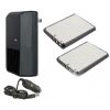 JVC Everio GZ-V500 High Capacity Intelligent Batteries (2 Units) + AC/DC Travel Charger