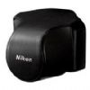 Nikon - Leather Body Case Set for Nikon 1 V1 Digital Camera with VR 10-30mm Lens (Black)