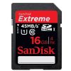 SanDisk Extreme 16 GB SDHC Class 10 UHS-1 Flash Memory Card