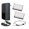 Sony Cyber-shot DSC-RX100 High Capacity Batteries (2 Units) + AC / DC Travel Charger + Krusell Multidapt Neck Strap (Black Finish)
